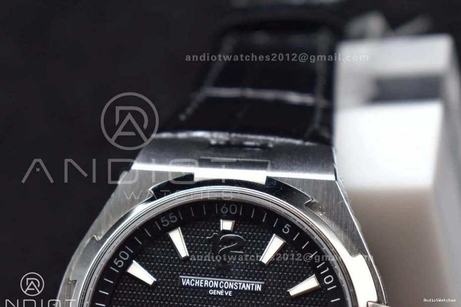 Black SportInspired Maker Dial Black 8F Overseas Strap on 932 Rubber SS 0426